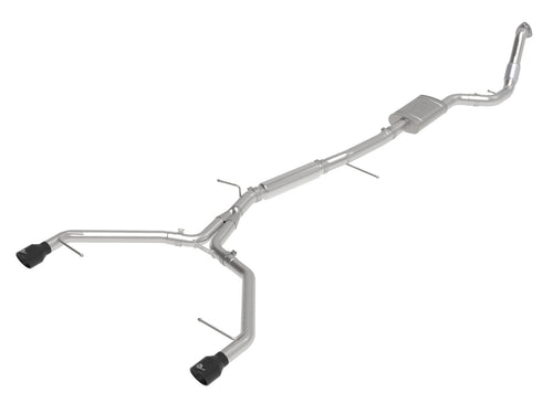 aFe MACH Force-Xp 3 IN to 2-1/2 IN 304 Stainless Steel Cat-Back Exhaust System - Audi A4 (B9) 2017-2019