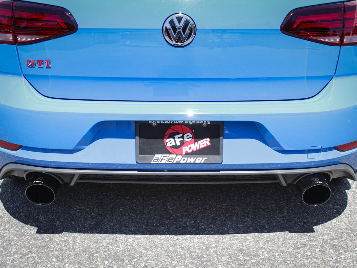 aFe MACH Force-Xp 3 IN to 2-1/2 IN 304 Stainless Steel Axle-Back Exhaust System - Volkswagen GTI (MK7.5) 2018-2021