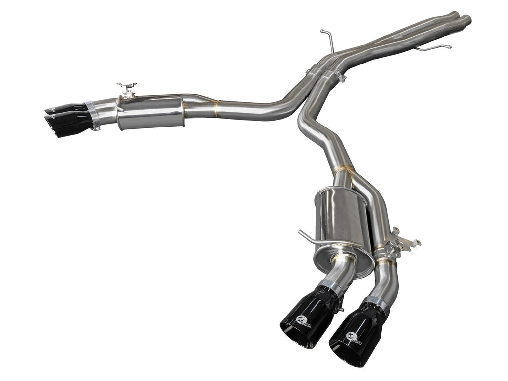 aFe MACH Force-Xp 3 IN to 2-1/2 IN 304 Stainless Steel Axle-Back Exhaust System - Audi RS5 Coupe 2018-2020