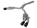 aFe MACH Force-Xp 3 IN to 2-1/2 IN 304 Stainless Steel Axle-Back Exhaust System - Audi RS5 Coupe 2018-2020
