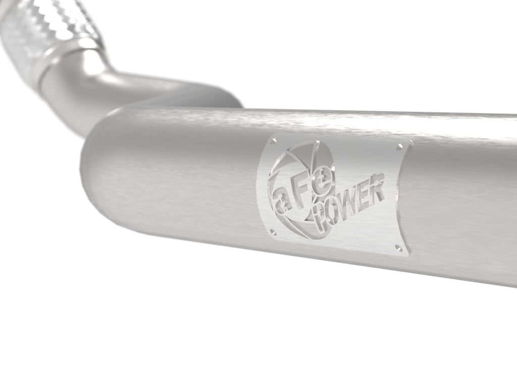 aFe MACH Force-Xp 3 IN 304 Stainless Steel Mid-Pipe with Resonator Delete - Audi A4/A5 2009-2016