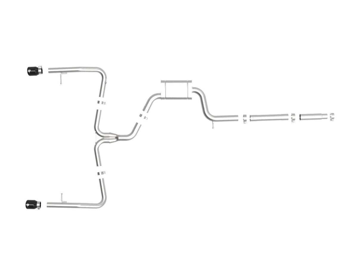 aFe MACH Force-Xp 3 IN to 2-1/2 IN 304 Stainless Steel Cat-Back Exhaust System - VW Jetta GLI (MKVII) 2019-2021