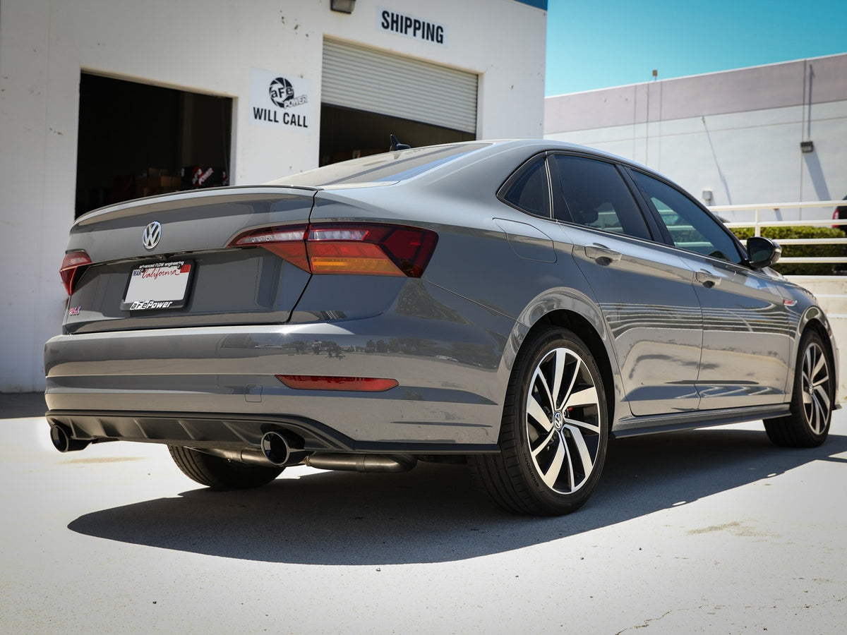 aFe MACH Force-Xp 3 IN to 2-1/2 IN 304 Stainless Steel Cat-Back Exhaust System - VW Jetta GLI (MKVII) 2019-2021