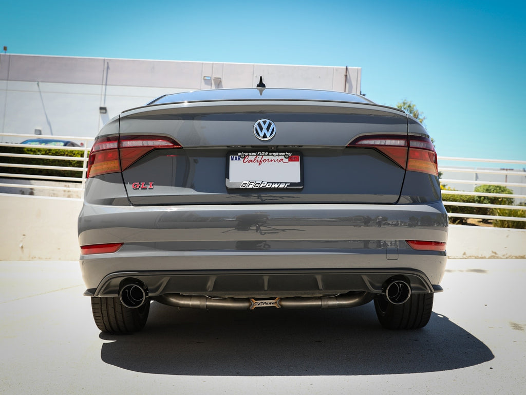 aFe MACH Force-Xp 3 IN to 2-1/2 IN 304 Stainless Steel Cat-Back Exhaust System - VW Jetta GLI (MKVII) 2019-2021