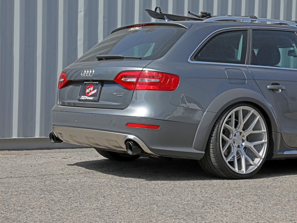 aFe MACH Force-Xp 3 IN to 2-1/2 IN 304 Stainless Steel Axle-Back Exhaust System - Audi allroad 2013-2016