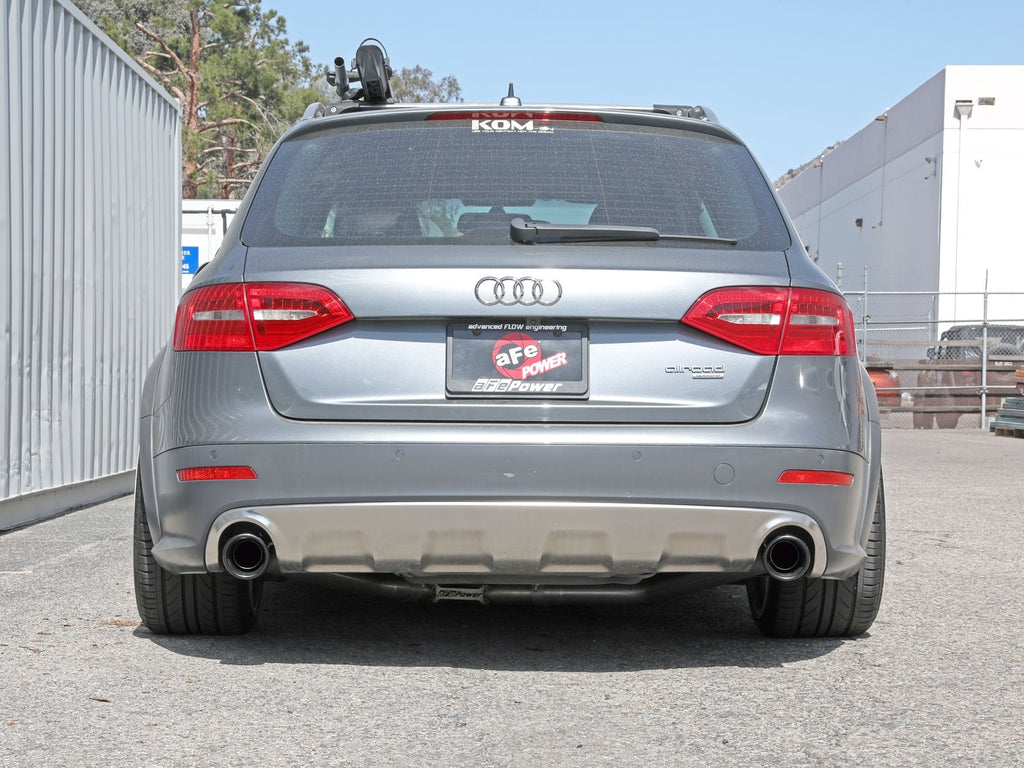 aFe MACH Force-Xp 3 IN to 2-1/2 IN 304 Stainless Steel Axle-Back Exhaust System - Audi allroad 2013-2016