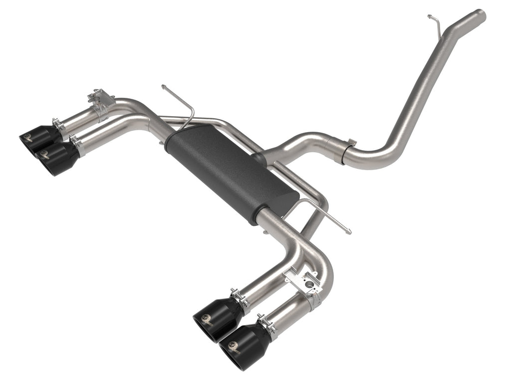 aFe MACH Force-Xp 3 IN to 2-1/2 IN 304 Stainless Steel Cat-Back Exhaust System w/ Black Tip - Audi S3 2015-2020