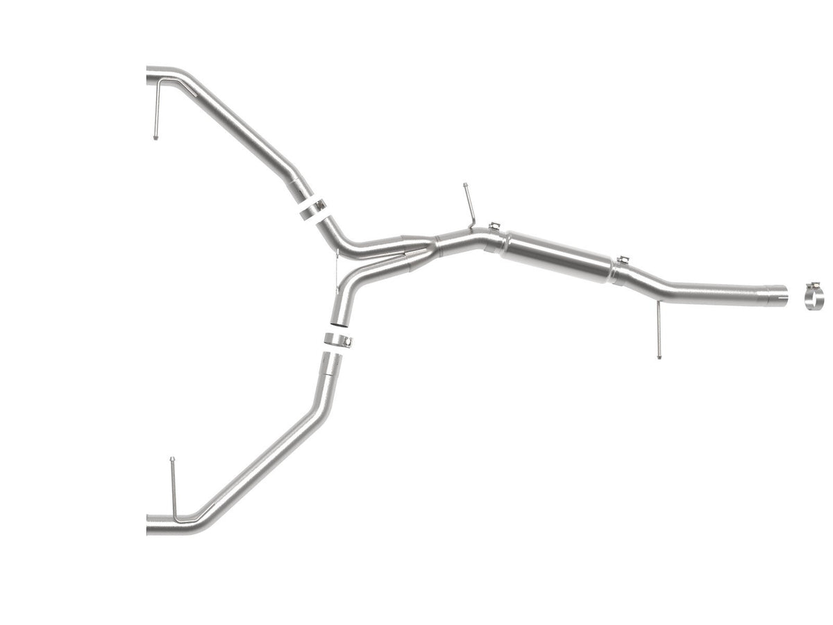 aFe MACH Force-Xp 3 IN to 2-1/2 IN 304 Stainless Steel Axle-Back Exhaust System - Audi A4 (B9.5) 2020-2025