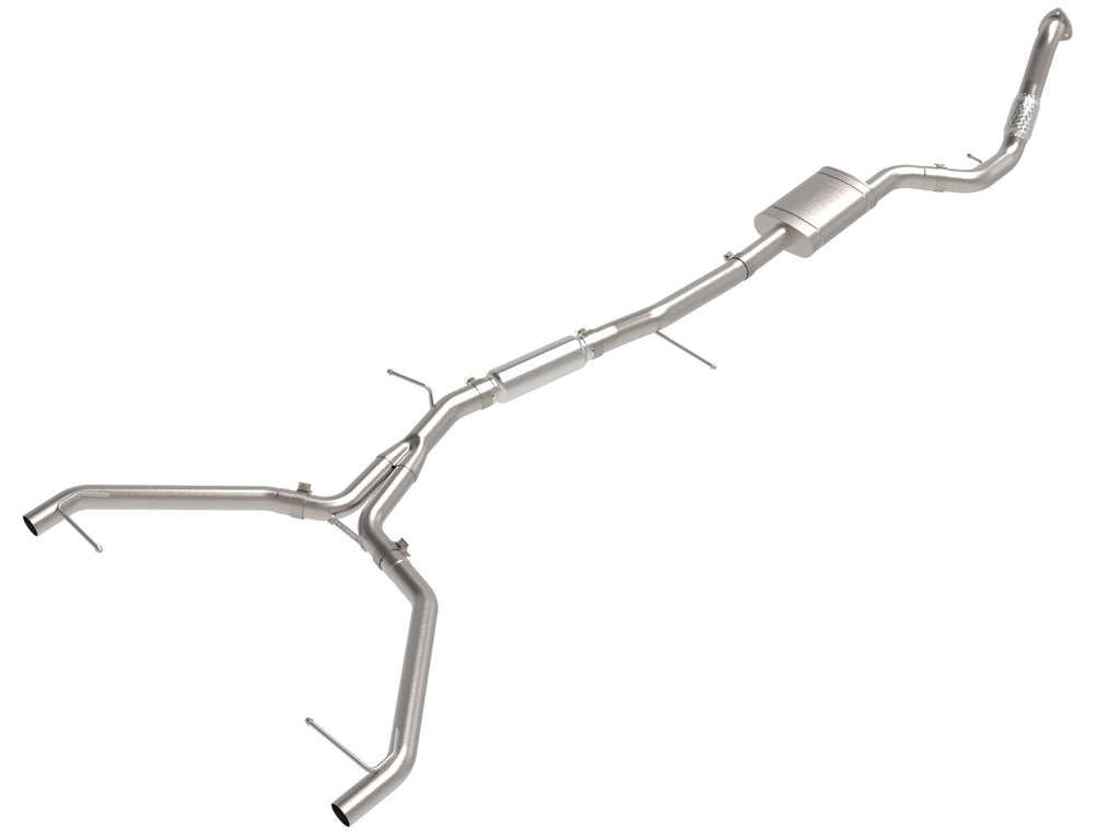 aFe MACH Force-Xp 3 IN to 2-1/2 IN 304 Stainless Steel Cat-Back Exhaust System - Audi A4 (B9.5) 2020-2025