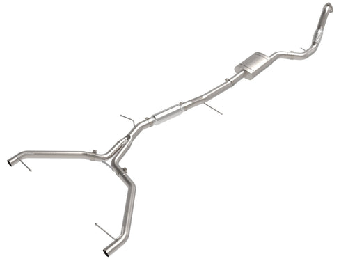 aFe MACH Force-Xp 3 IN to 2-1/2 IN 304 Stainless Steel Cat-Back Exhaust System - Audi A4 (B9.5) 2020-2025