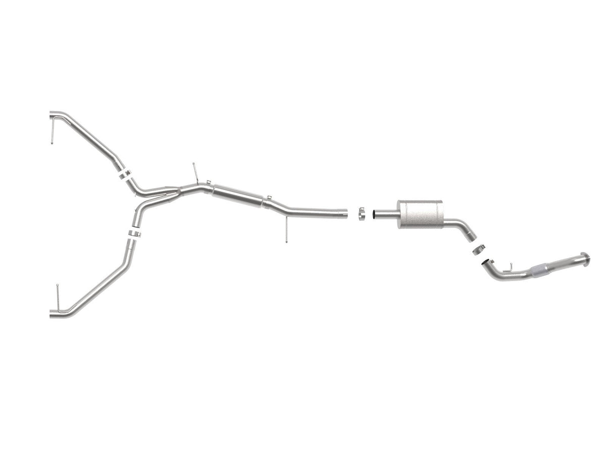 aFe MACH Force-Xp 3 IN to 2-1/2 IN 304 Stainless Steel Cat-Back Exhaust System - Audi A4 (B9.5) 2020-2025