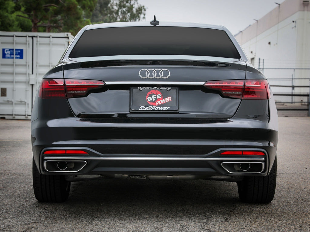 aFe MACH Force-Xp 3 IN to 2-1/2 IN 304 Stainless Steel Cat-Back Exhaust System - Audi A4 (B9.5) 2020-2025