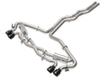 aFe MACH Force-Xp 3 IN to 2-1/2 IN 304 Stainless Steel Cat-Back Exhaust w/ Black Tip - Audi RS6 Avant 2021-2026