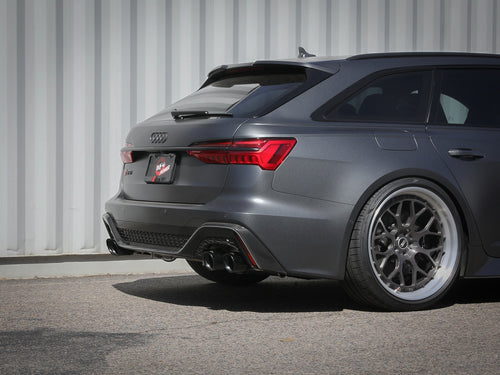 aFe MACH Force-Xp 3 IN to 2-1/2 IN 304 Stainless Steel Cat-Back Exhaust w/ Black Tip - Audi RS6 Avant 2021-2026
