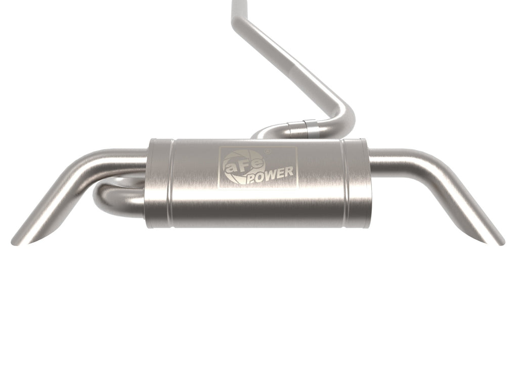 aFe MACH Force-Xp 2-1/2 IN 304 Stainless Steel Cat-Back Hi-Tuck Exhaust System - Volkswagen Tiguan 2018-2023