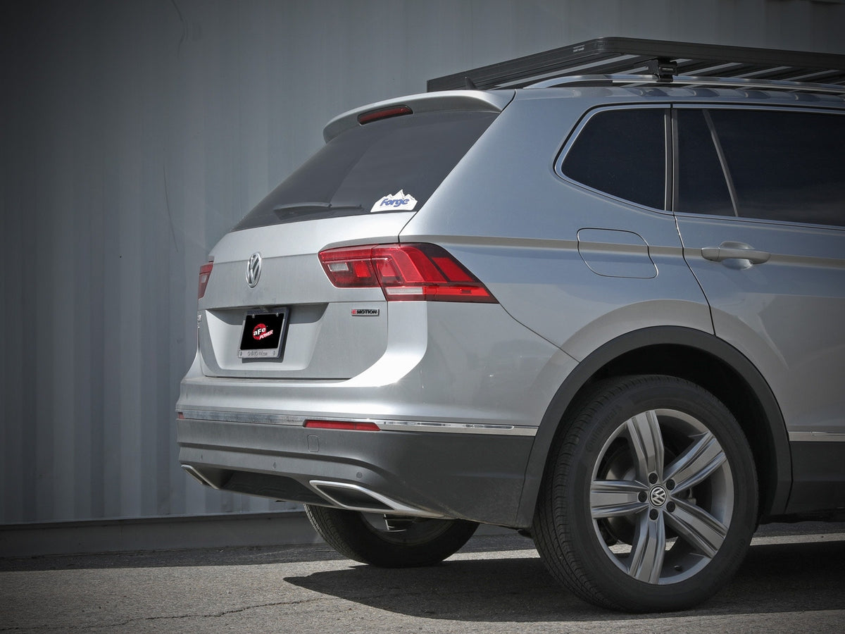 aFe MACH Force-Xp 2-1/2 IN 304 Stainless Steel Cat-Back Hi-Tuck Exhaust System - Volkswagen Tiguan 2018-2023