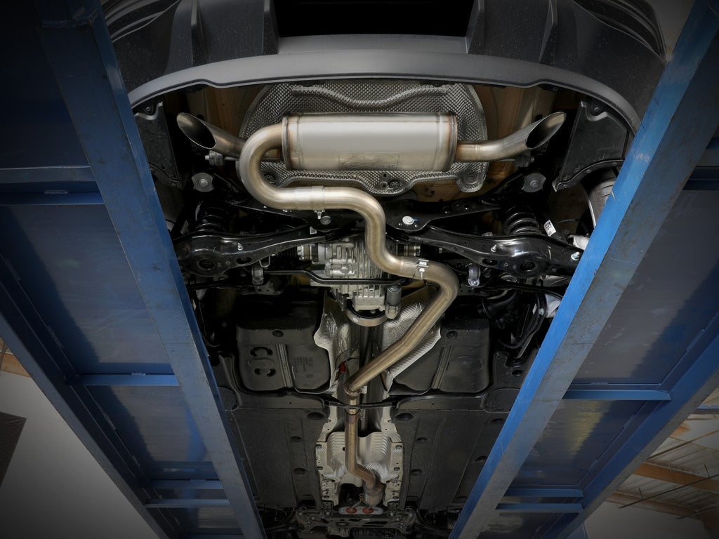 aFe MACH Force-Xp 2-1/2 IN 304 Stainless Steel Cat-Back Hi-Tuck Exhaust System - Volkswagen Tiguan 2018-2023