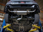 aFe Gemini XV 3 IN to 2-1/2 IN 304 Stainless Steel Cat-Back Exhaust System w/ Cut-Out Black - Volkswagen GTI (MKVIII) 2022-2024