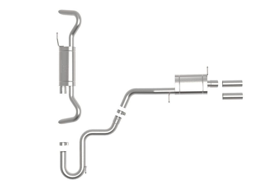 aFe MACH Force-Xp 3 IN to 2-1/2 IN 304 Stainless Steel Cat-Back Hi-Tuck Exhaust System - Volkswagen Atlas 2018-2026