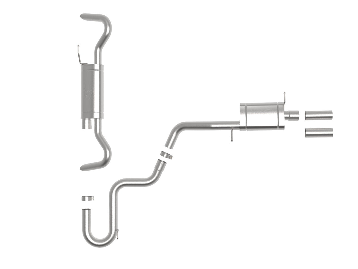 aFe MACH Force-Xp 3 IN to 2-1/2 IN 304 Stainless Steel Cat-Back Hi-Tuck Exhaust System - Volkswagen Atlas 2018-2026