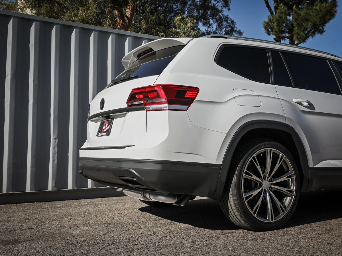 aFe MACH Force-Xp 3 IN to 2-1/2 IN 304 Stainless Steel Cat-Back Hi-Tuck Exhaust System - Volkswagen Atlas 2018-2026
