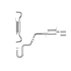 aFe MACH Force-Xp 3 IN to 2-1/2 IN 304 Stainless Steel Cat-Back Hi-Tuck Exhaust System - Volkswagen Atlas Cross Sport 2020-2026