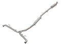aFe MACH Force-Xp 2-1/2 IN to Dual 2-1/4 IN 304 Stainless Steel Cat-Back Exhaust System - Mercedes-Benz GLA250 2014-2019
