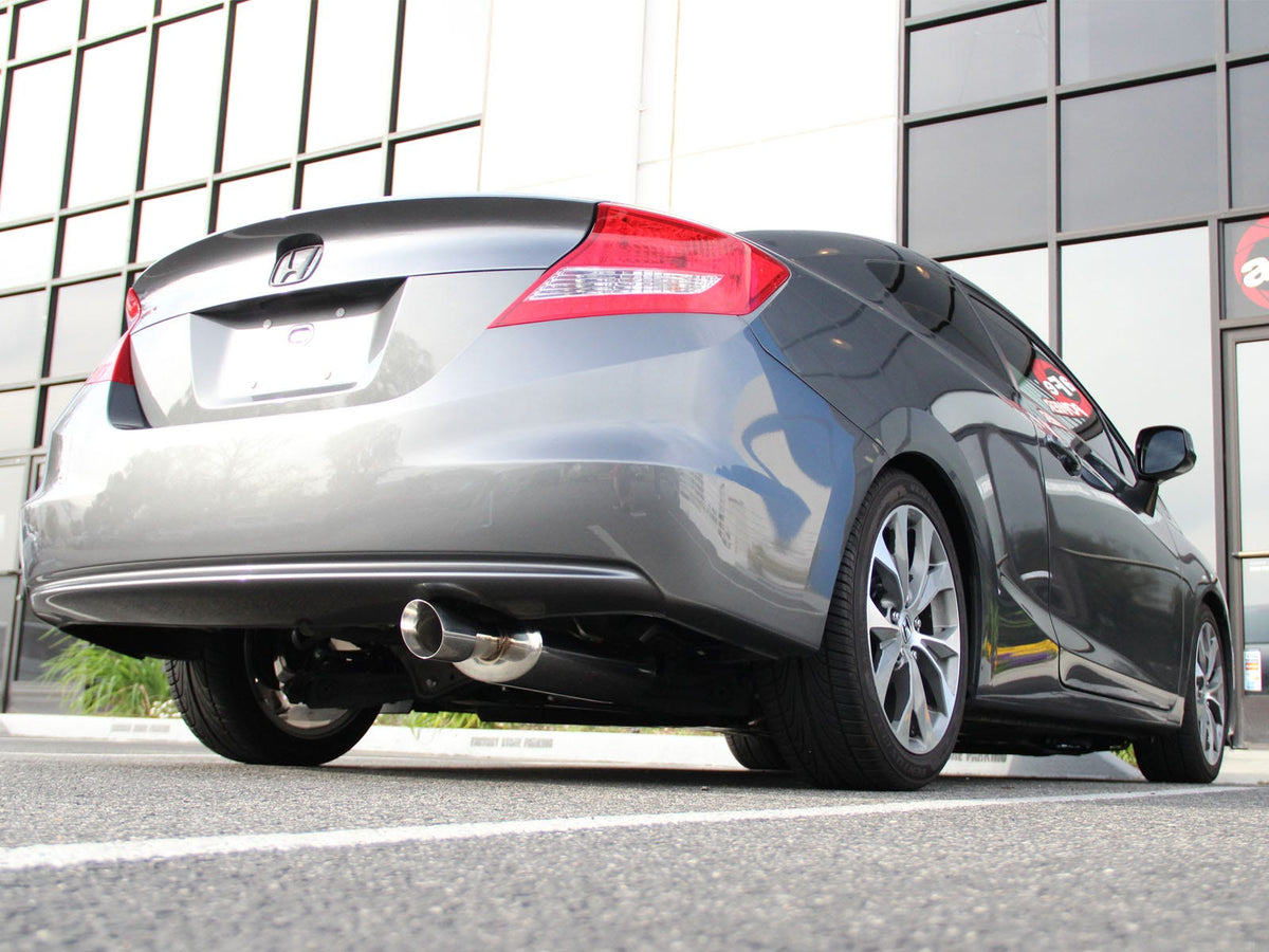 aFe Takeda 2-1/2 IN 304 Stainless Steel Axle-Back Exhaust System - Honda Civic 2012-2015