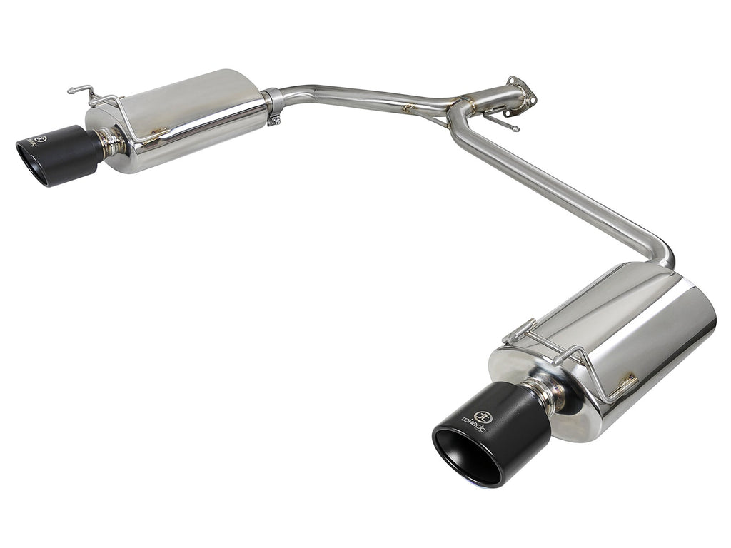 aFe Takeda 2-1/4 IN to 1-3/4 IN 304 Stainless Steel Axle-Back Exhaust System - Honda Accord Sport 2013-2017