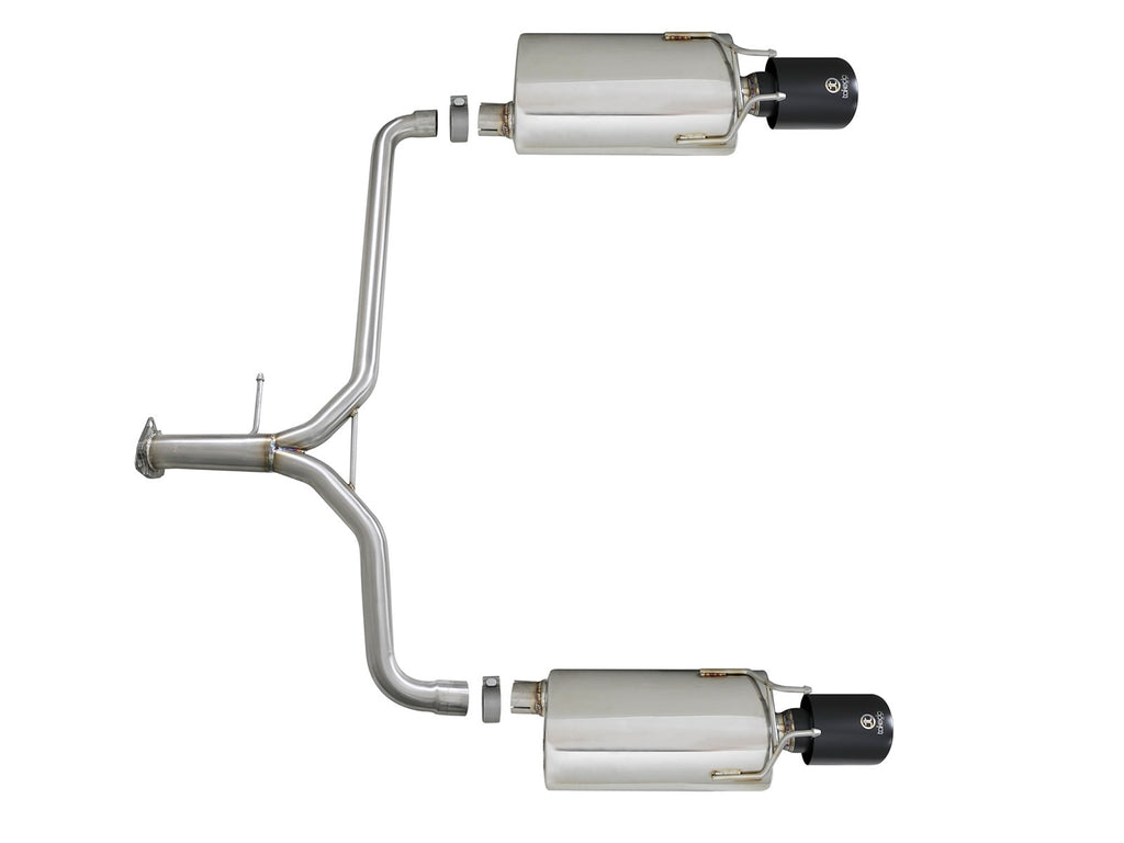 aFe Takeda 2-1/4 IN to 1-3/4 IN 304 Stainless Steel Axle-Back Exhaust System - Honda Accord Sport 2013-2017