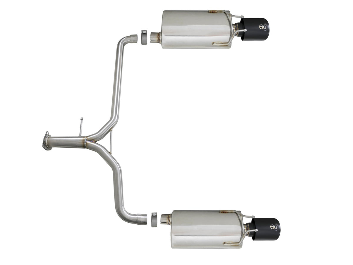aFe Takeda 2-1/4 IN to 1-3/4 IN 304 Stainless Steel Axle-Back Exhaust System - Honda Accord Sport 2013-2017
