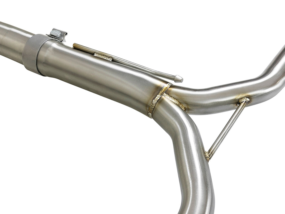 aFe Takeda 2-1/2 IN to Dual 1-3/4 IN 304 Stainless Steel Cat Back System - Honda Accord (Sedan) 2013-2017