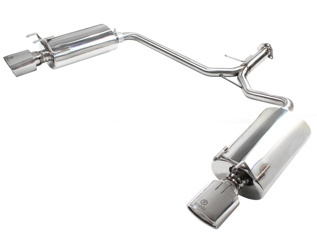 aFe Takeda 2-1/4 IN to 1-3/4 IN 304 Stainless Steel Axle-Back Exhaust System - Honda Accord (Coupe) 2013-2017