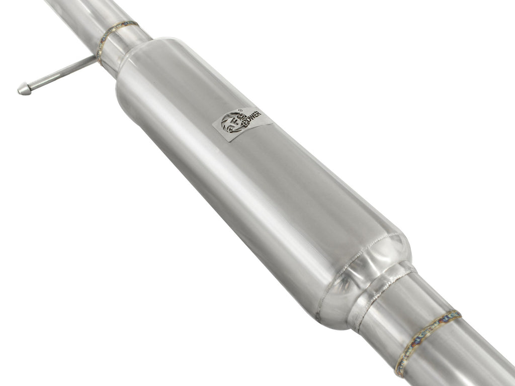 aFe Takeda 2-1/2 IN 304 Stainless Steel Mid-Pipe - Honda Accord (Coupe) 2013-2017