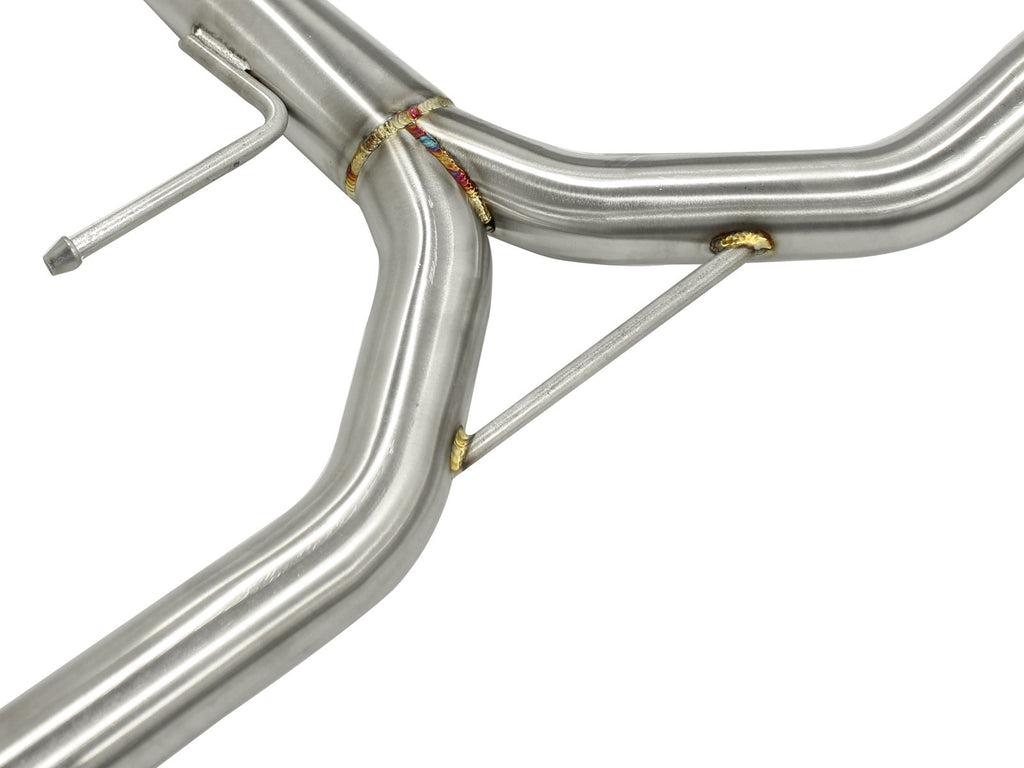 aFe Takeda 2-1/2 IN to 1-3/4 IN 304 Stainless Steel Cat-Back Exhaust System - Honda Accord (Coupe) 2013-2017