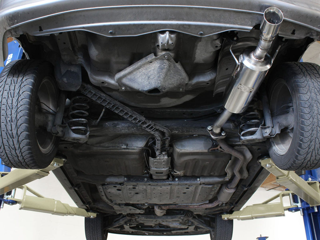 aFe Takeda 2 IN 304 Stainless Steel Axle-Back Exhaust System - Honda Fit 2007-2008
