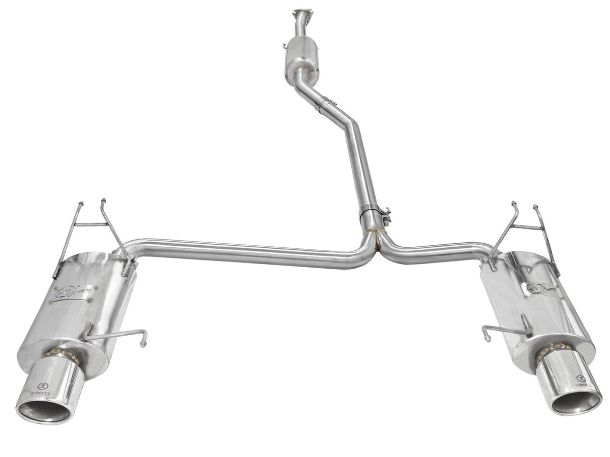 aFe Takeda 2-1/4 IN to 2 IN 304 Stainless Steel Cat-Back Exhaust System - Honda Accord (Coupe) 2008-2012