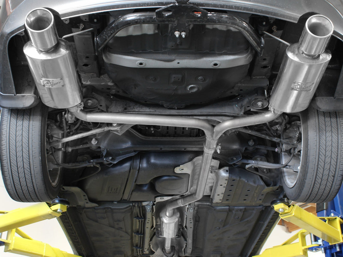 aFe Takeda 2-1/4 IN to 2 IN 304 Stainless Steel Cat-Back Exhaust System - Honda Accord (Coupe) 2008-2012