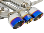 aFe Takeda 3 IN 304 Stainless Steel Cat-Back Exhaust System w/ Tri-Blue Flame Tips - Honda Civic Type R 2017-2021