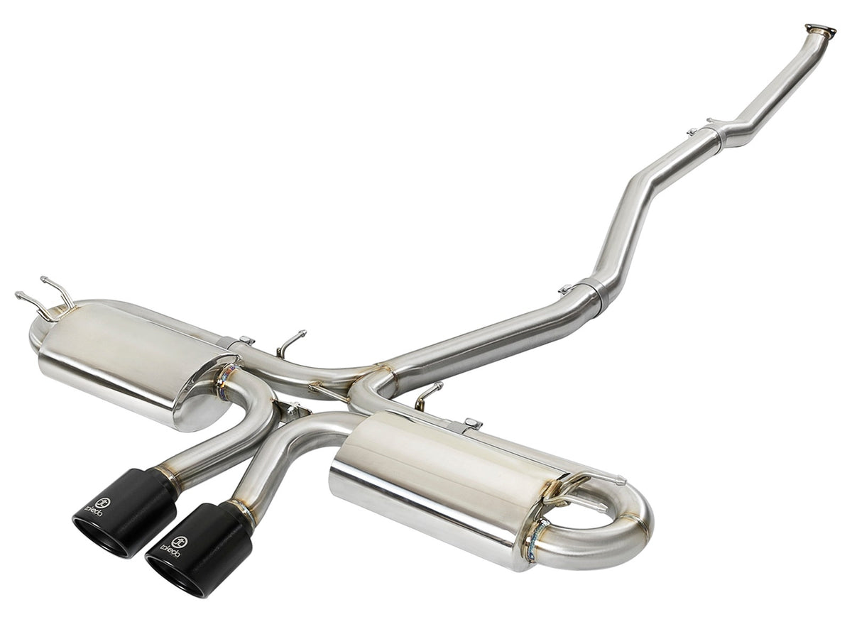 aFe Takeda 3 IN to 2-1/2 IN 304 Stainless Steel Cat-Back Exhaust System - Honda Civic Si 2017-2020