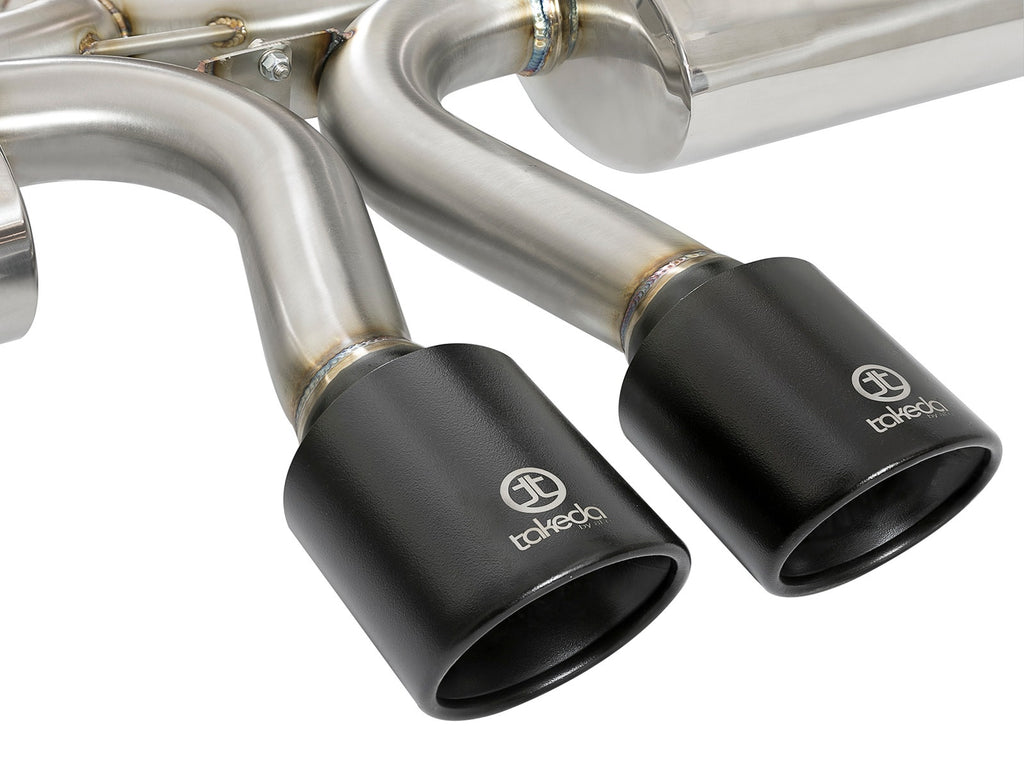 aFe Takeda 3 IN to 2-1/2 IN 304 Stainless Steel Cat-Back Exhaust System - Honda Civic Si 2017-2020