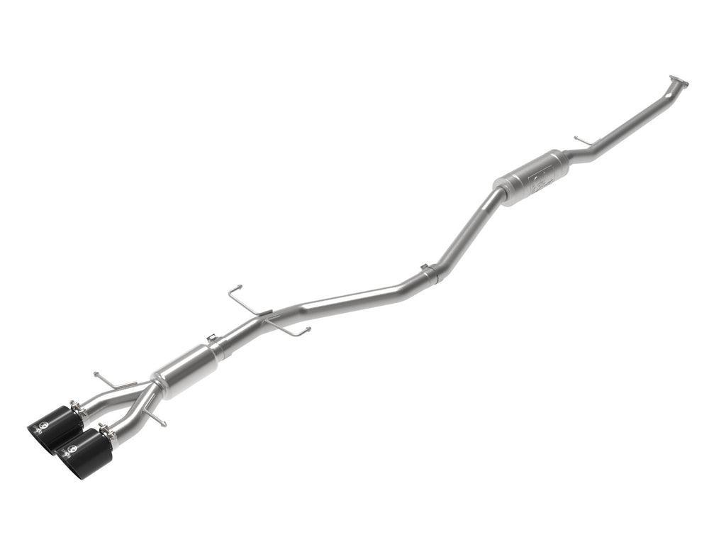 aFe Takeda 2-1/2 IN 304 Stainless Steel Cat-Back Exhaust System - Honda Civic Si Sedan 2017-2020
