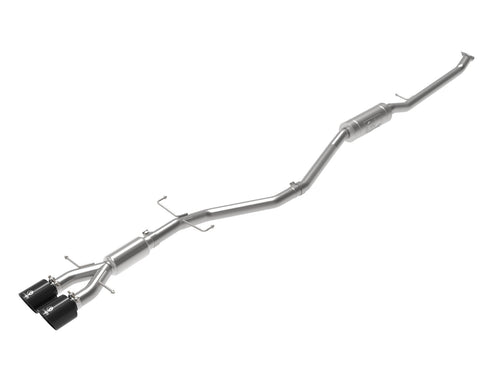 aFe Takeda 2-1/2 IN 304 Stainless Steel Cat-Back Exhaust System - Honda Civic Si Sedan 2017-2020