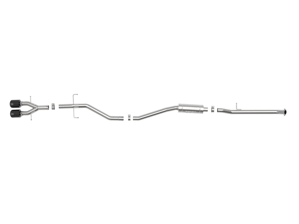 aFe Takeda 2-1/2 IN 304 Stainless Steel Cat-Back Exhaust System - Honda Civic Si Coupe 2017-2020