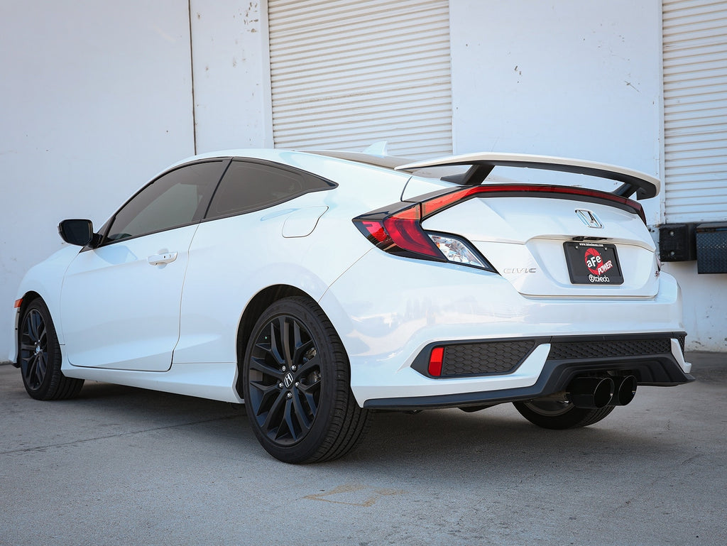 aFe Takeda 2-1/2 IN 304 Stainless Steel Cat-Back Exhaust System - Honda Civic Si Coupe 2017-2020