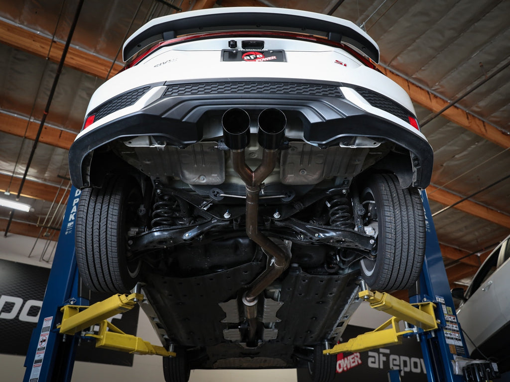 aFe Takeda 2-1/2 IN 304 Stainless Steel Cat-Back Exhaust System - Honda Civic Si Coupe 2017-2020