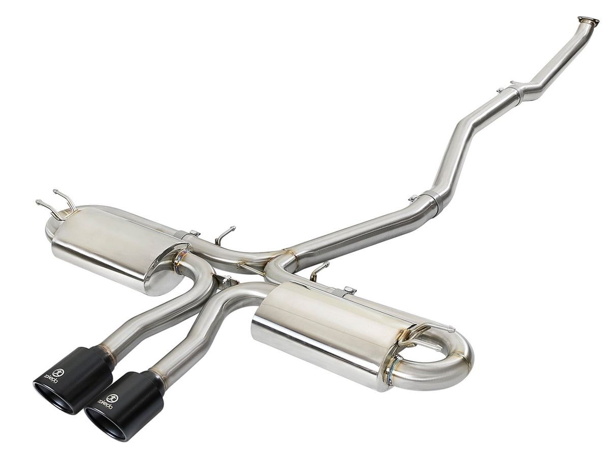 aFe Takeda 3 IN to 2-1/2 IN 304 Stainless Steel Cat-Back Exhaust System - Honda Civic Si 2017-2020