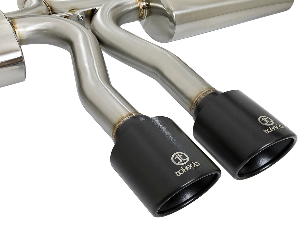 aFe Takeda 3 IN to 2-1/2 IN 304 Stainless Steel Cat-Back Exhaust System - Honda Civic Si 2017-2020