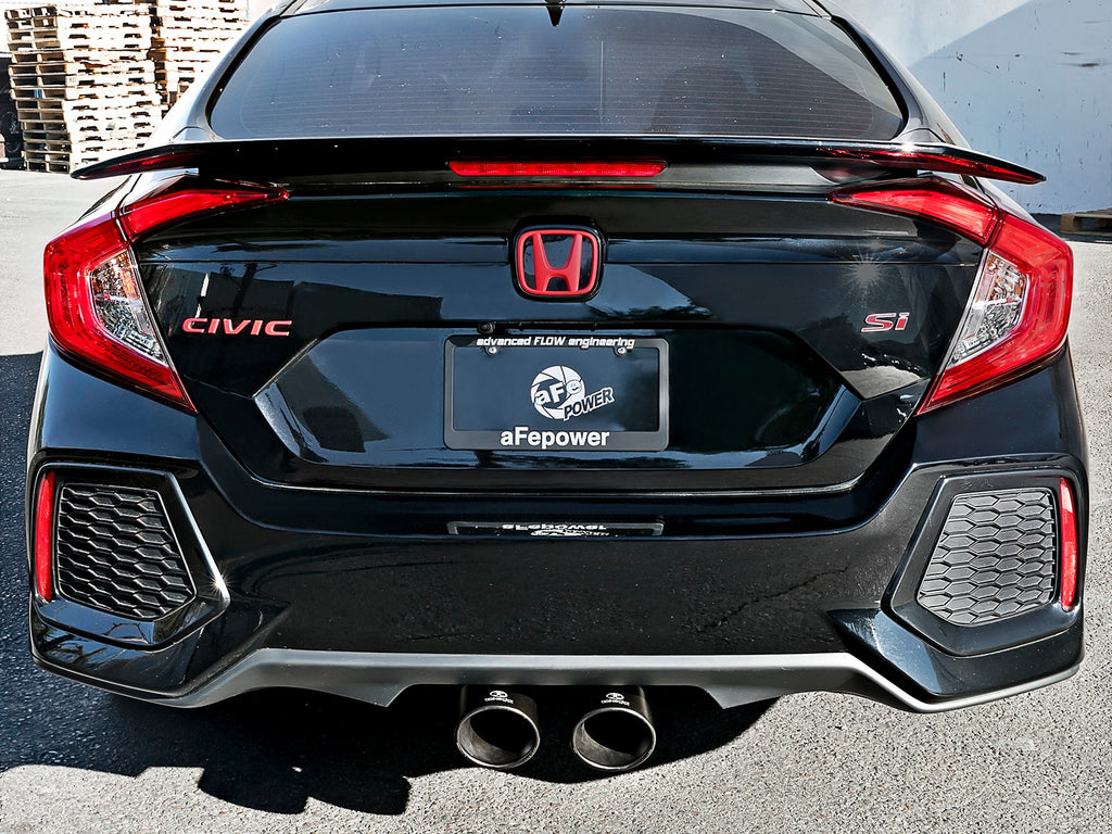 aFe Takeda 3 IN to 2-1/2 IN 304 Stainless Steel Cat-Back Exhaust System - Honda Civic Si 2017-2020