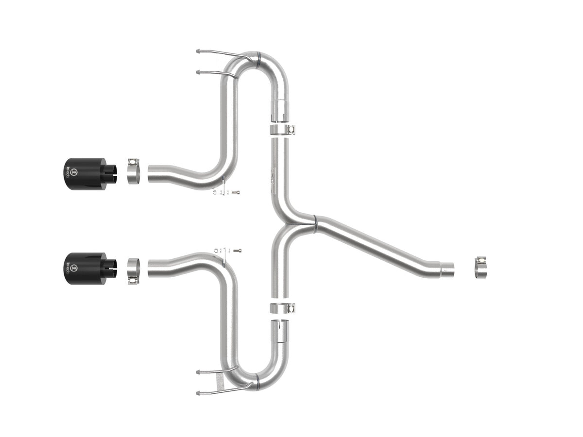 aFe Takeda 2-1/2 IN 304 Stainless Steel Axle-Back Exhaust System - Honda Civic Sport 2017-2021